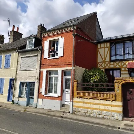 Villa L'Anse Rouge, vue sur le port à Saint-Valery-sur-Somme Extérieur photo